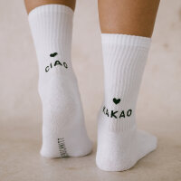 Socken "Ciao Kakao" Größe 43-46 von Eulenschnitt