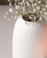 Vase "Aby white" von Storefactory