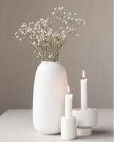 Vase "Aby white" von Storefactory