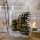 Vase aus Glas groß "Schneelandschaft" von Eulenschnitt