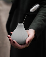Vase "Ekenäs light grey" klein von Storefactory