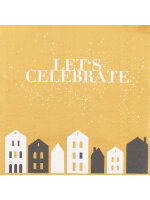 Serviette 33x33 "Lets Celebrate" von Räder