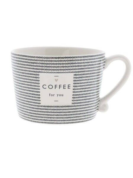 Tasse / Mug "Stripes and Coffee" von Bastion Collections