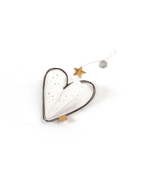Winter Transparent Ornament "Herz" von Good old friends