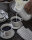 Tasse mit Untersetzer Porzellan "vanilla" von Ernst