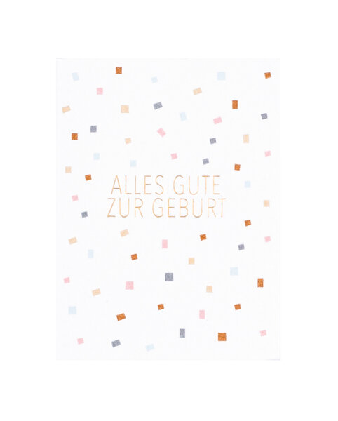 Minikarte "Alles Gute zur Geburt" von Räder