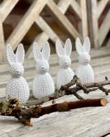 Hase mit Strickmuster