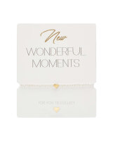 Armband "New Wonderful Moments" Herz vergoldet...