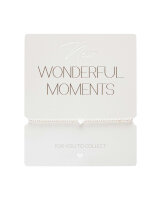 Armband "New Wonderful Moments" Herz versilbert...