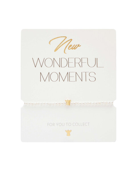 Armband "New Wonderful Moments" Schutzengel vergoldet von HCA