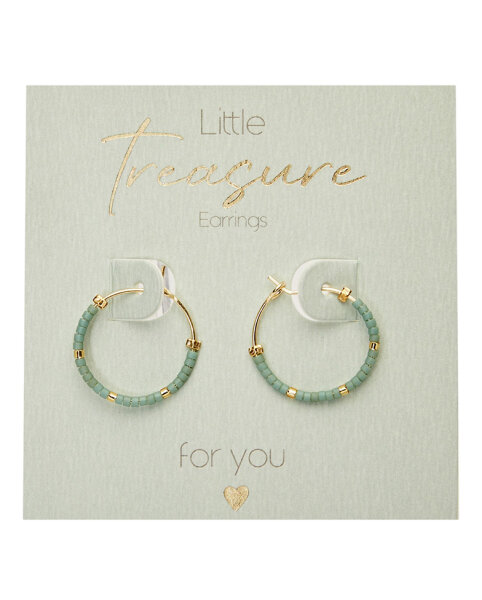 Ohrringe "Little Treasure" von HCA - mint