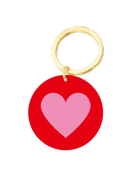 Schlüsselanhänger Happy Plexis "Heart" von Nobis Design