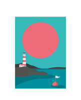 Postkarte Nobiyama "Lighthouse" von Nobis Design