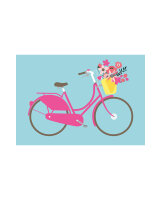 Postkarte luminous "flower bike" von Nobis Design