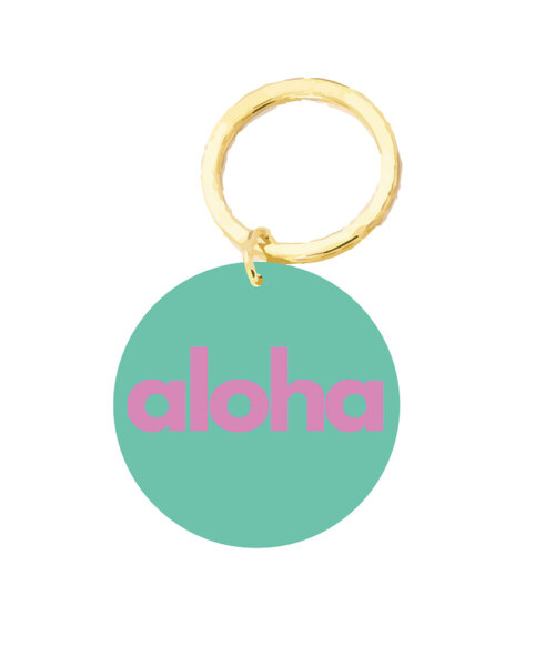 Schlüsselanhänger Happy Plexis "aloha" von Nobis Design