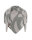 Dreiecksschal "Leaf" bright grey/grau von Knit Factory