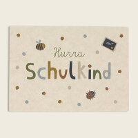 Postkarte "Hurra Schulkind" von Ava & Yves