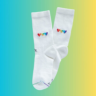 Socken "Love is Love" von ooley