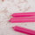 Stabkerze 12cm von Branded by - fuchsia