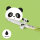 Löschbarer Gelstift von Legami Panda