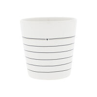 Becher / Cup "white/Stripes" von Bastion...