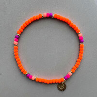 Armband Mini Roc "Neon Orange" von Super Gem