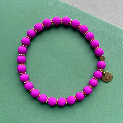 Armband Little "Fuchsia" von Super Gem