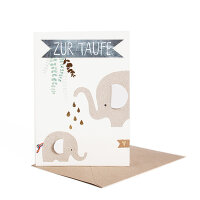 Taufkarte "Elefant" von Good old friends