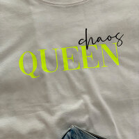 Oversize-Tshirt "Chaos-Queen" von Mellow Words
