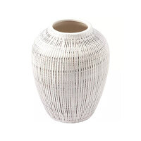 Vase "Flute" off white medium von GreenGate