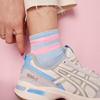 Socken "Midi Pastel Ocean Breeze" von ooley 35-38 flieder/hellblau