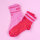 Socken "Midi Strawberry" von ooley 35-38 pink mit Strawberry