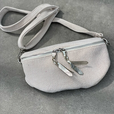 Hipbag Cord "creme"
