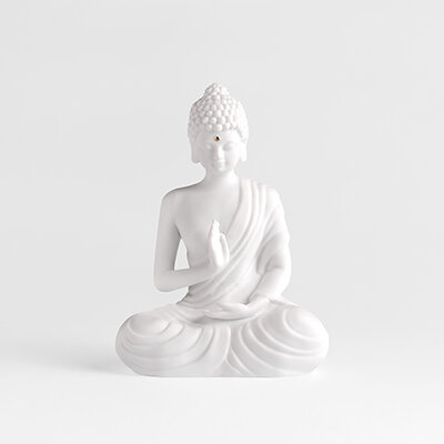 Zen Spirit Buddha Figur "sitzend klein" von Räder