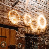 LED-Ring 40cm mit Stern