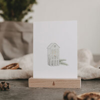 Postkarte "Christmas Houses" von Eulenschnitt