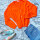 Strickjacke Sina "orange" One Size