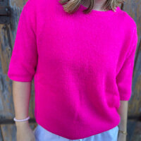 T-Shirt Pullover mit Alpaka "Neon pink" von...