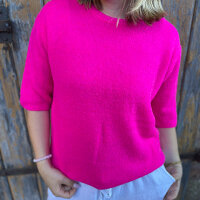 T-Shirt Pullover mit Alpaka "Neon pink" von...