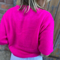 T-Shirt Pullover mit Alpaka "Neon pink" von Sarah & Sally