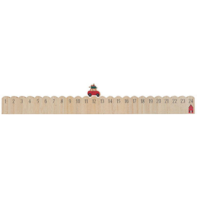 Weihnachtskalender 1-24 fahrendes Auto von IB Laursen
