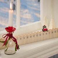 Weihnachtskalender 1-24 fahrendes Auto von IB Laursen