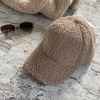 Basecap "Fluffy" taupe