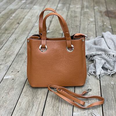 Tote Bag "Linn" cognac