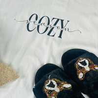 Oversize-Tshirt "Cozy Season" von Mellow Words L