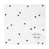 Servietten / Napkin "Love Always" von Bastion...