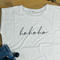 Oversize-Tshirt "ho ho ho" von Mellow Words XXL