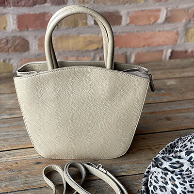 Tote Bag "Linea" taupe hell