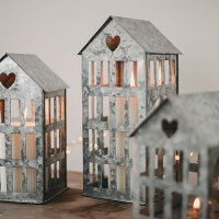 Metallhaus silber von Eulenschnitt groß