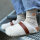 Socke Cosy Classic white-toast von Unio Hamburg